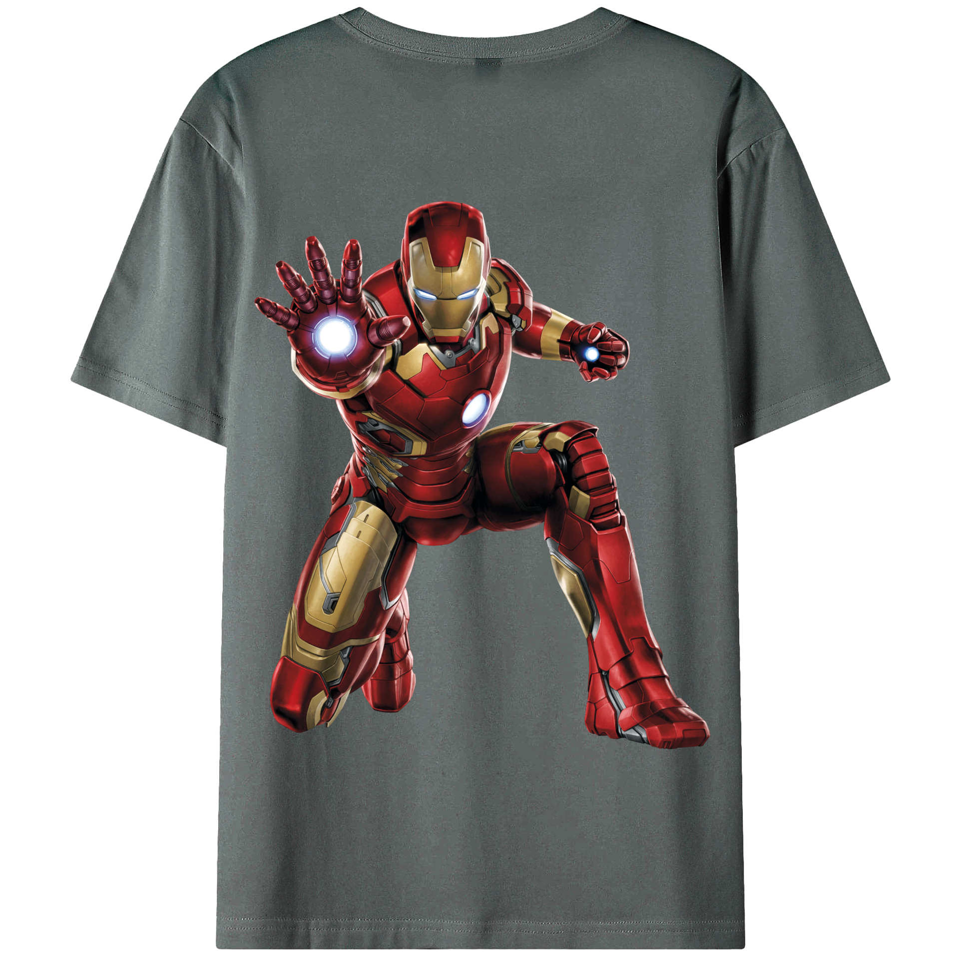 （画像用） アベンジャーズ The Avengers 綿100％半袖Tシャツ（背面プリント）
